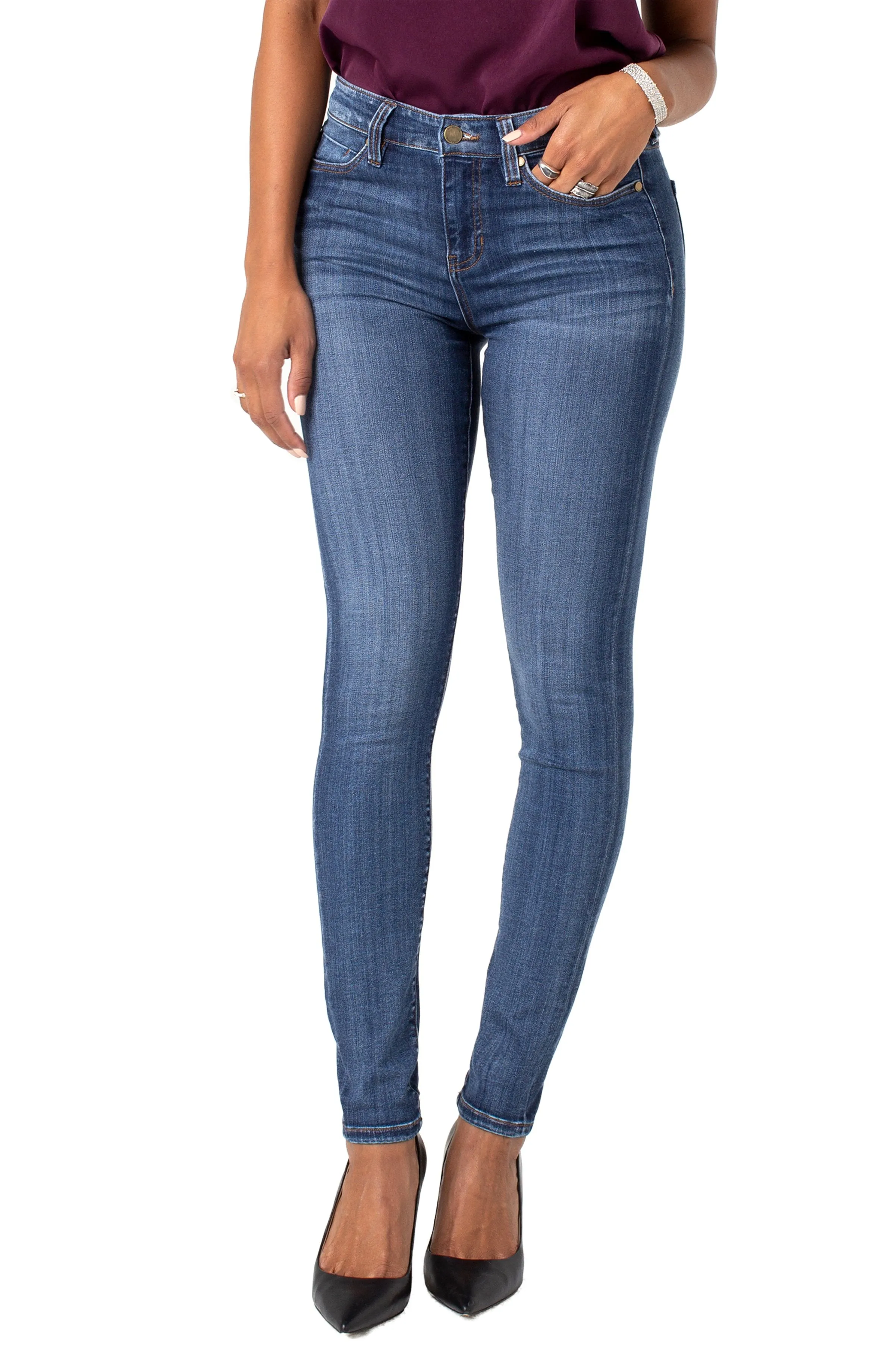 ABBY SKINNY HIGH PERFORMANCE ECO DENIM