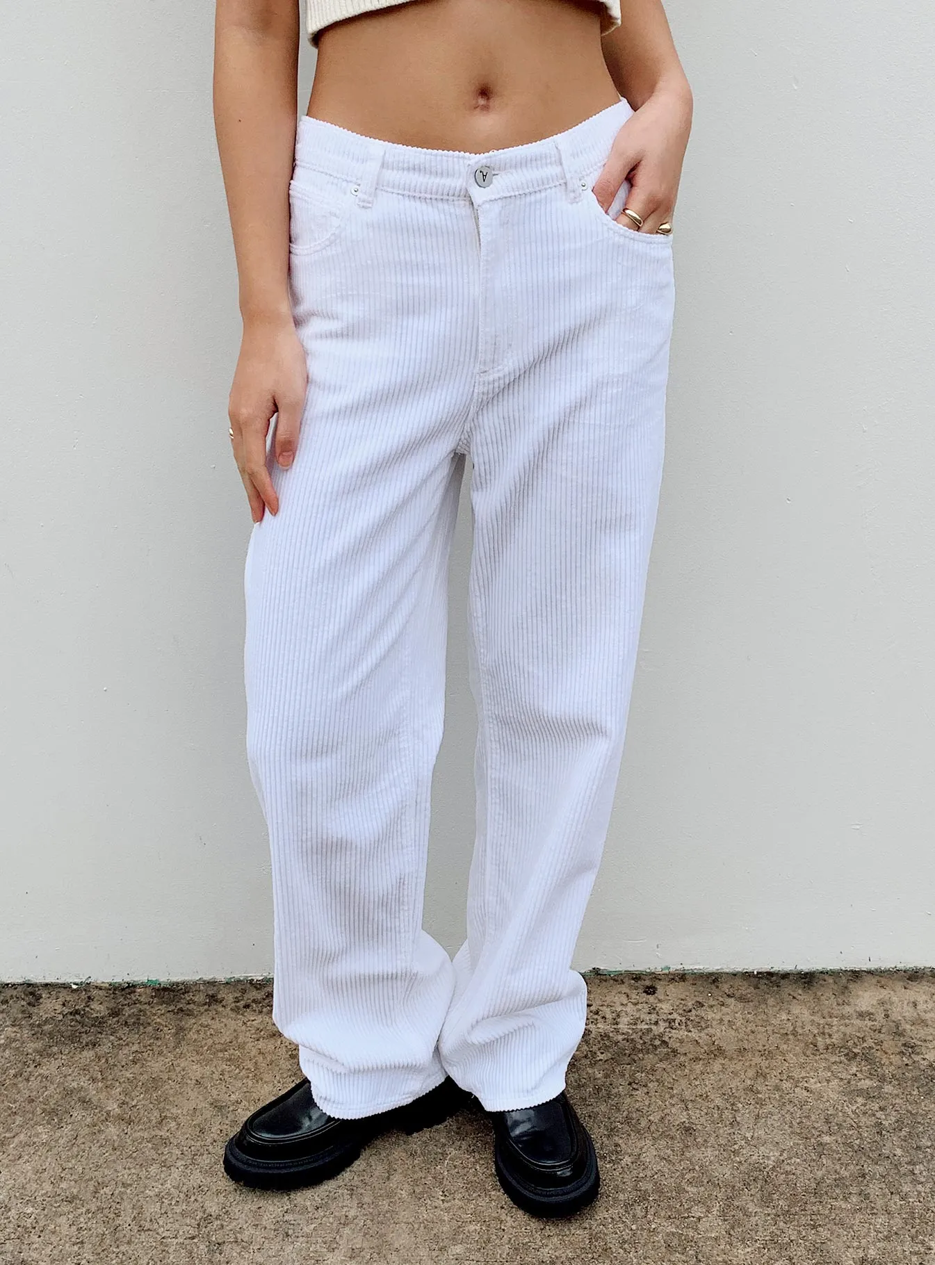 Abrand Slouch Jeans Marshmellow Cord