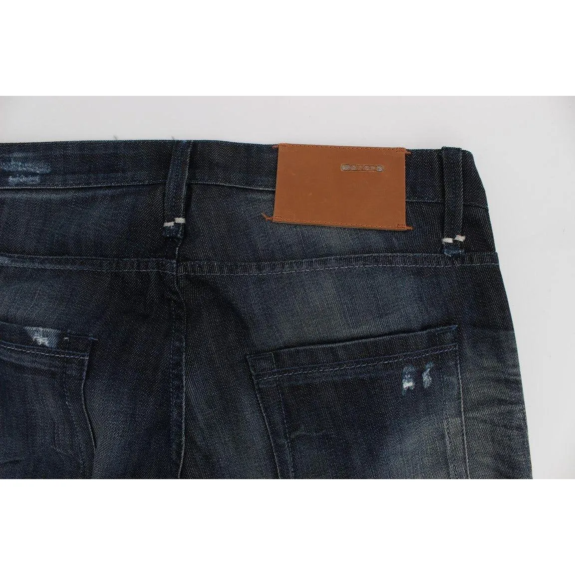 Acht Elegant Regular Straight Fit Blue Jeans