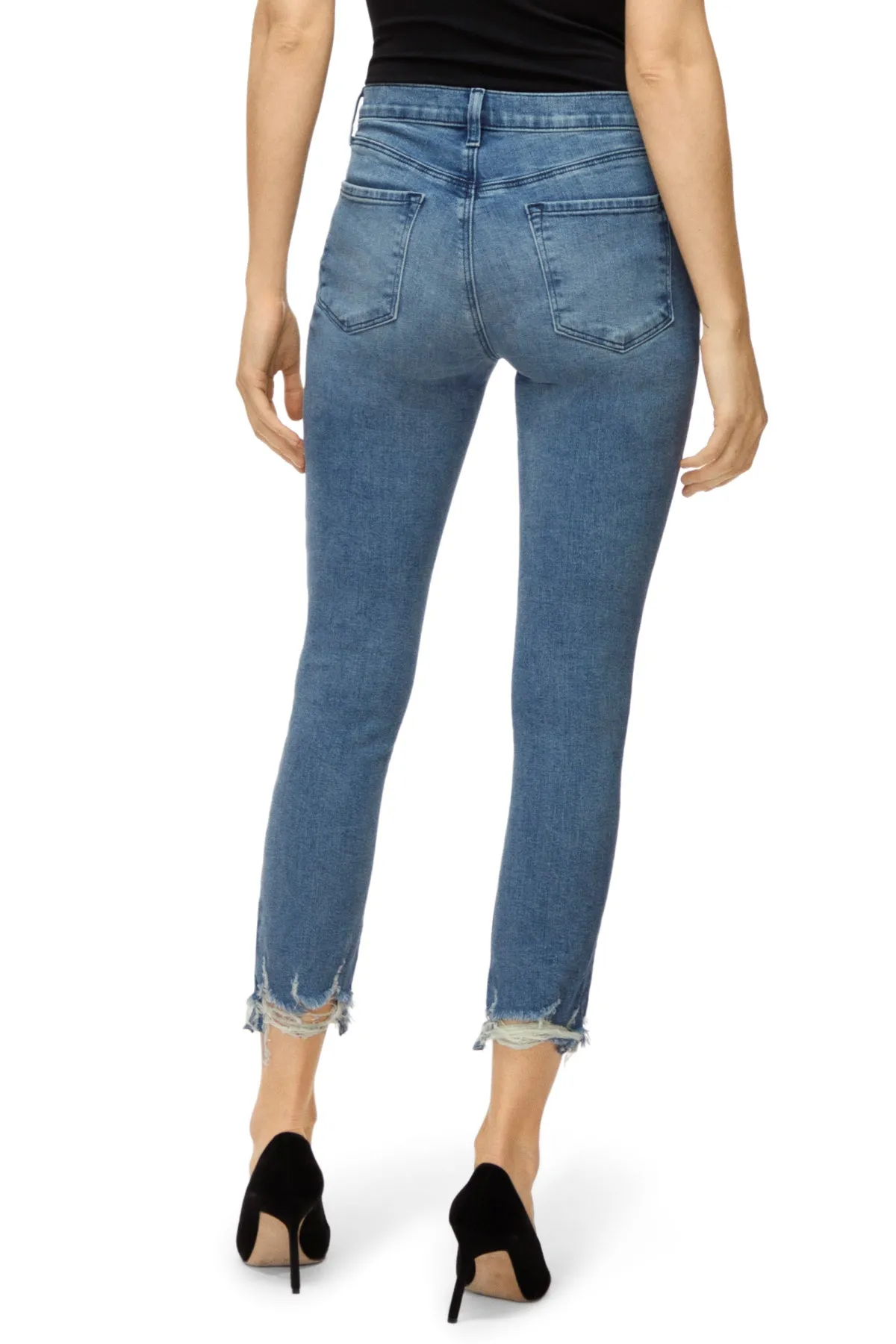 Alana High Rise Crop Super Skinny - Fix Up Destruct