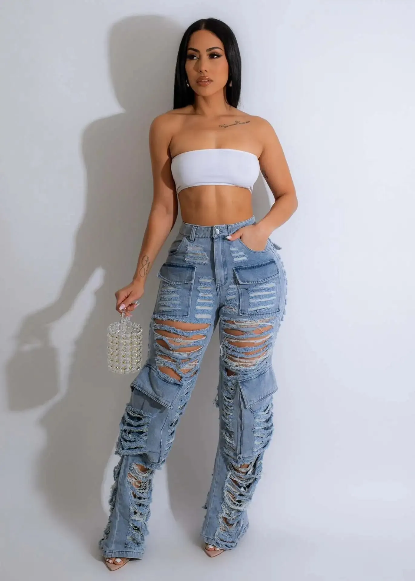 Ashley High Waist Elegant Jeans