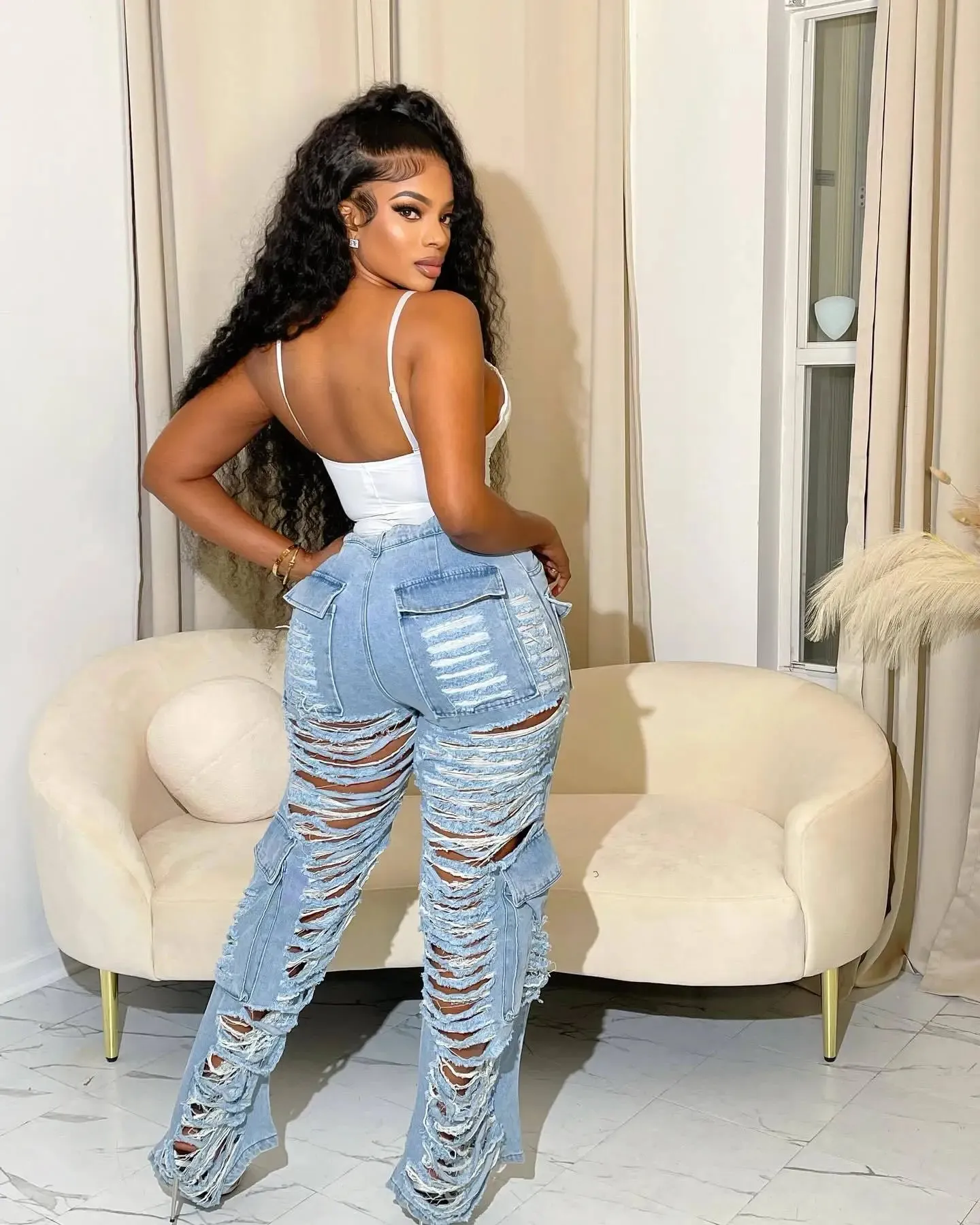 Ashley High Waist Elegant Jeans