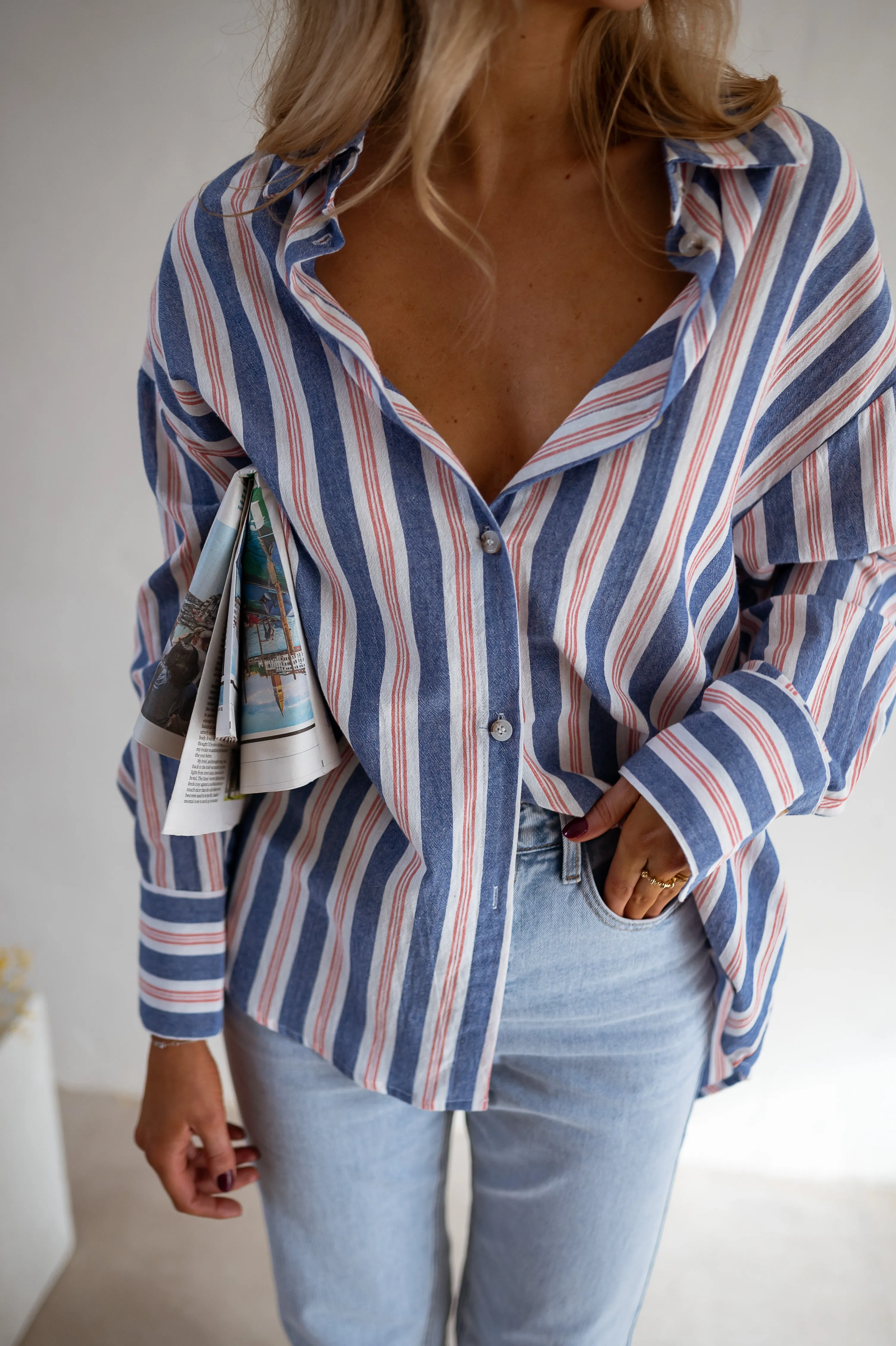 Blue Striped Sally Shirt