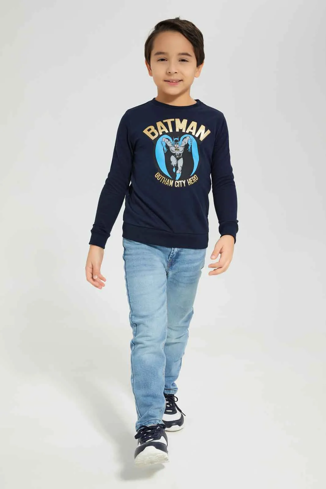 Boys Blue 5 Pockets Jeans