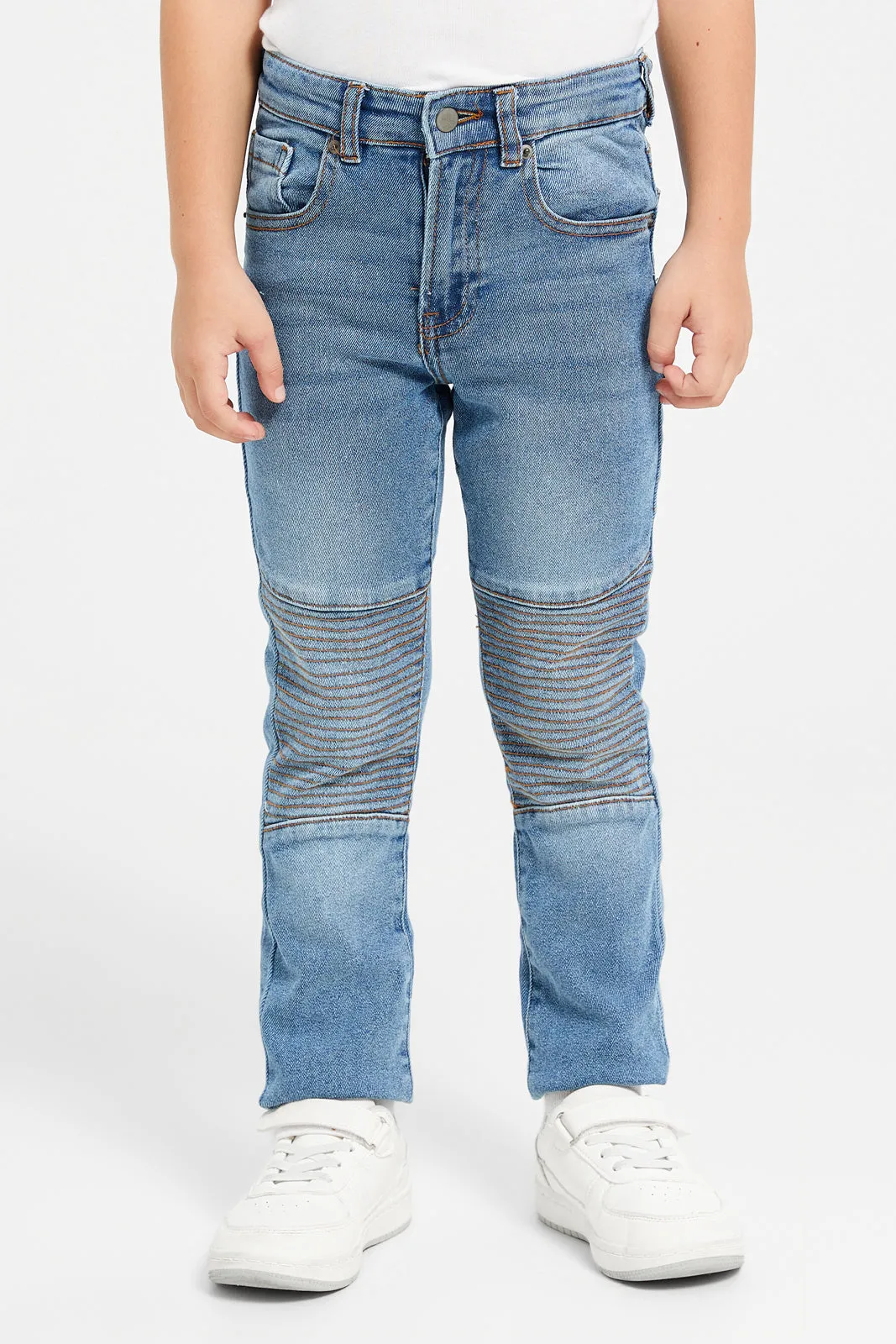 Boys Blue Embellished Jeans