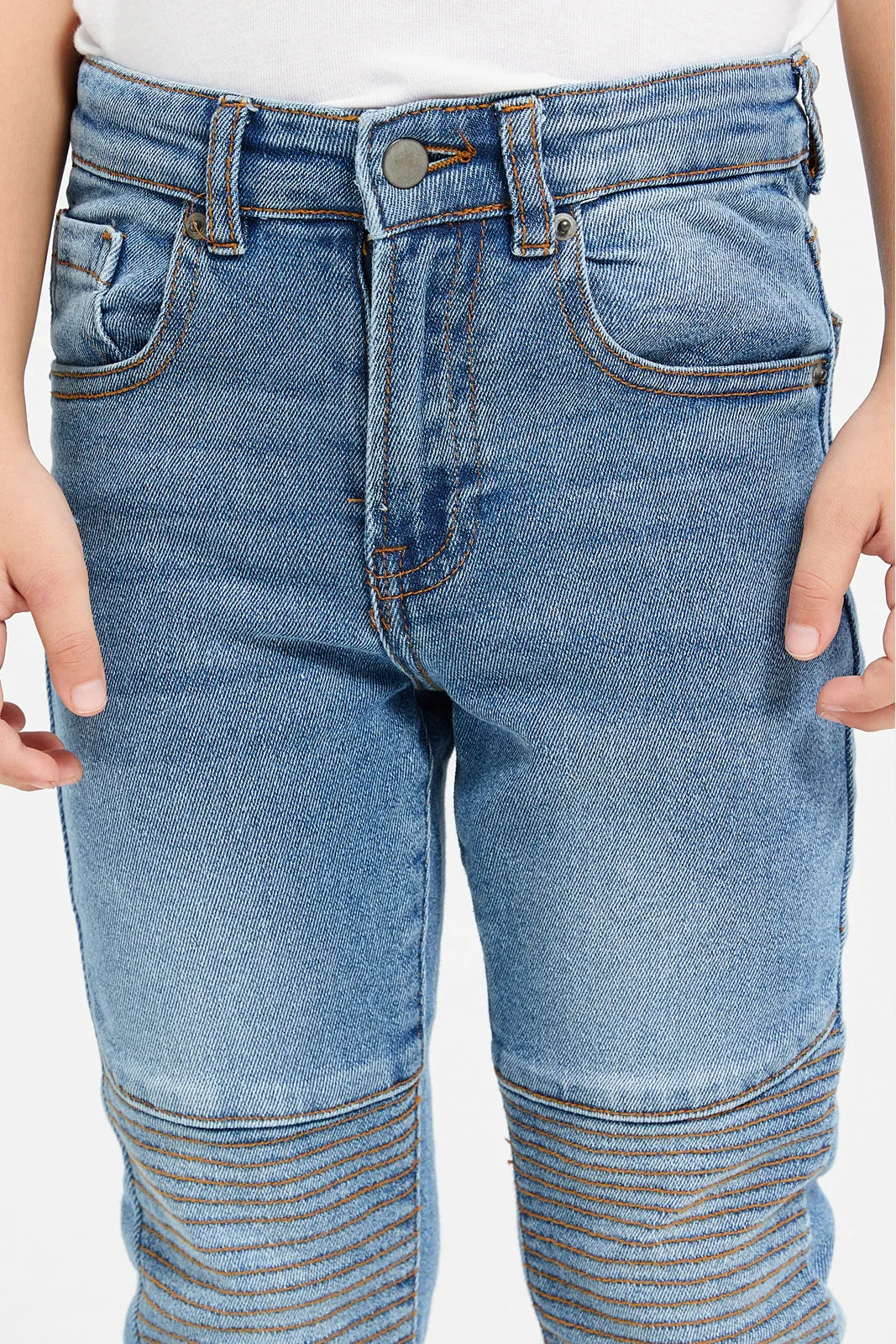 Boys Blue Embellished Jeans