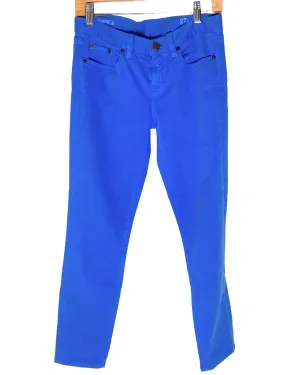 Bright Spring Azure Toothpick Ankle Jeans