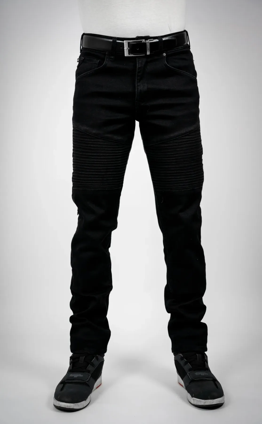 Bull-It Mens Guardian Straight Fit AAA Armoured Black Riding Jeans