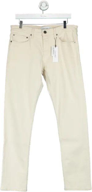 Calvin Klein Ivory Slim Fit Jeans W32