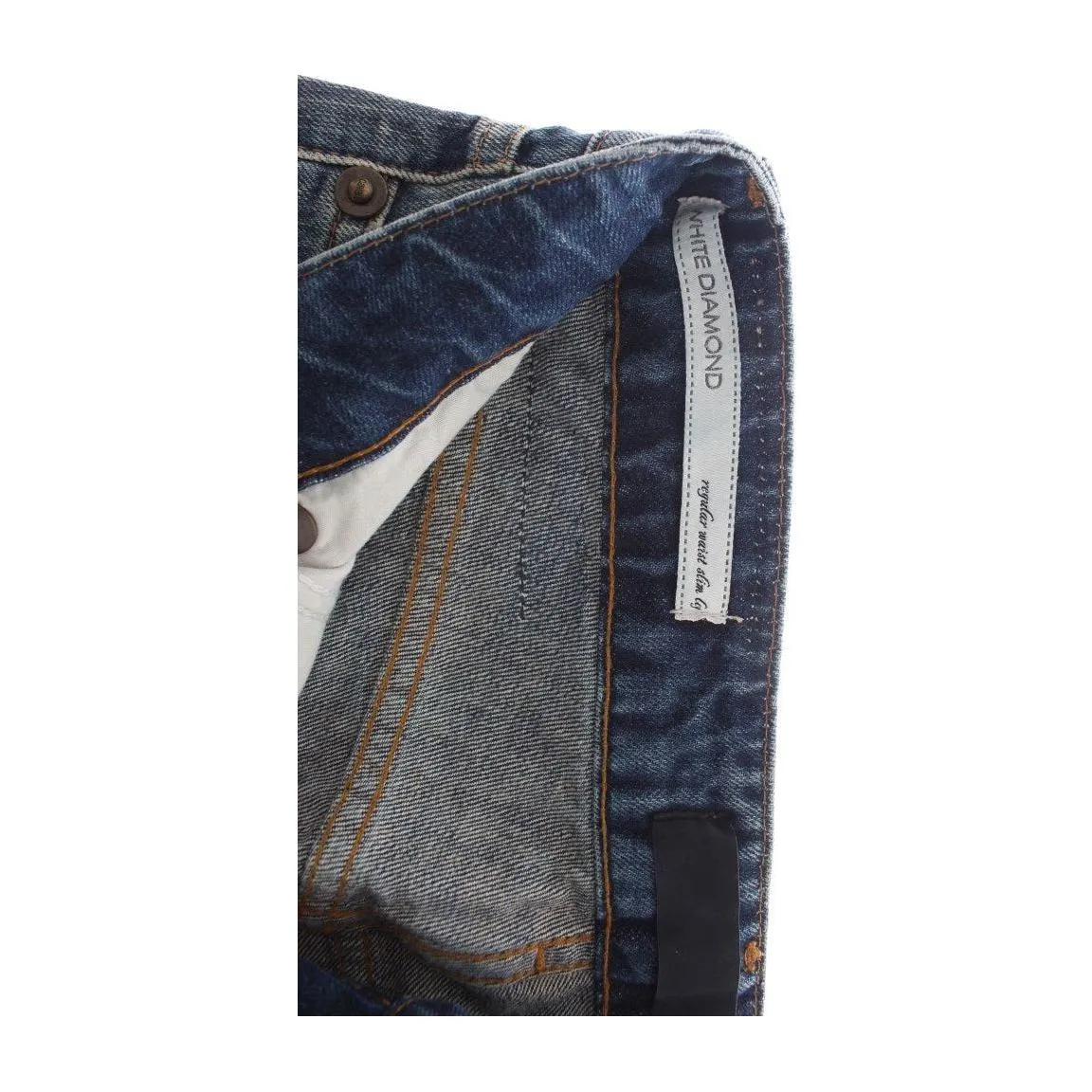 Cavalli Elegant Flare Fit Blue Denim Jeans