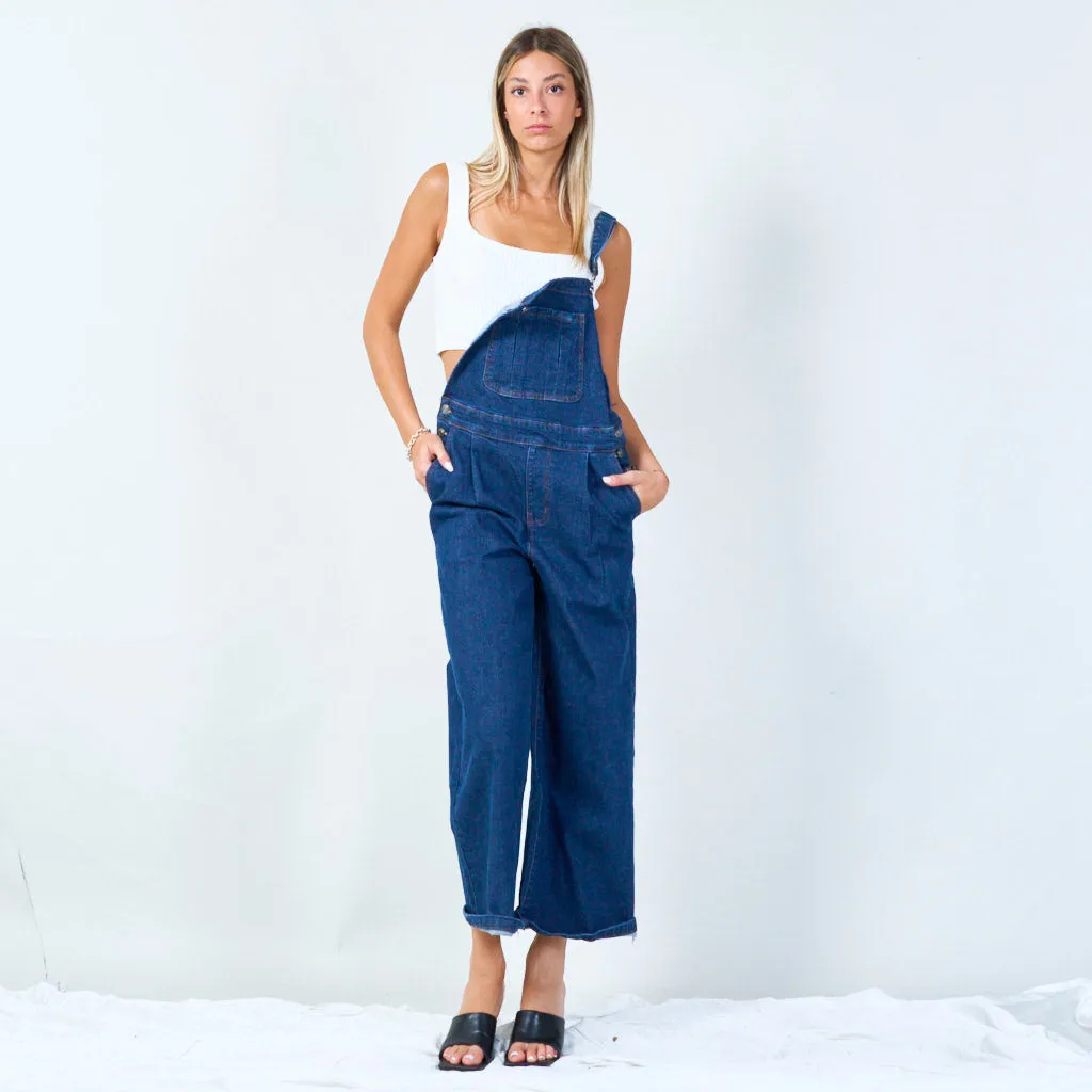 Classic denim overalls wholesale