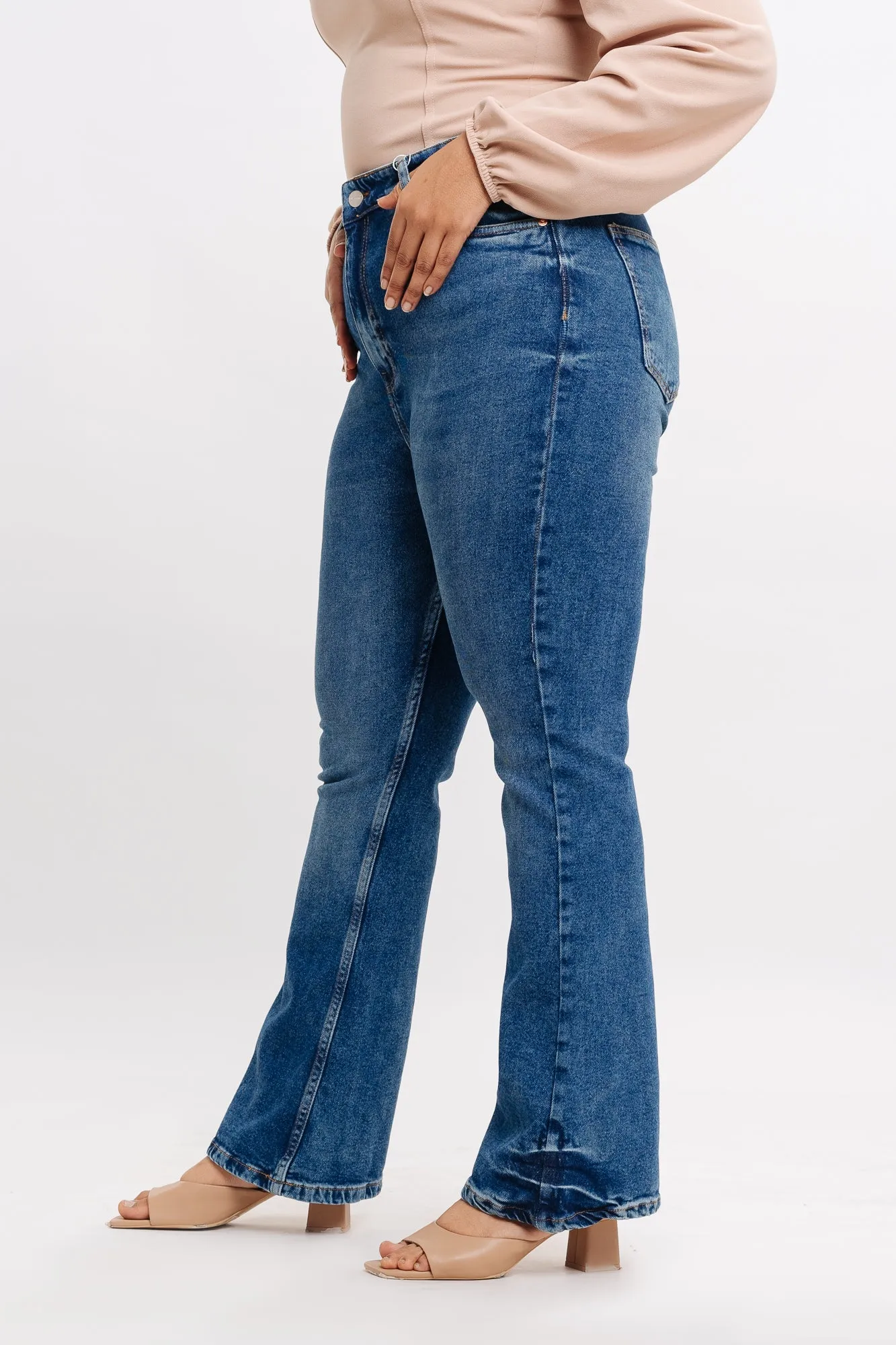 Classic Tinted Bootcut Jeans