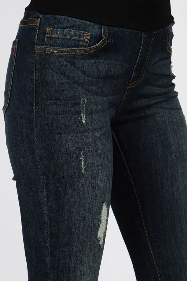 Classic Wash Jeans with High Waistband