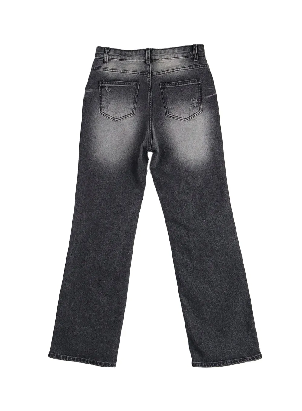 Classic Washed Straight Jeans IF426