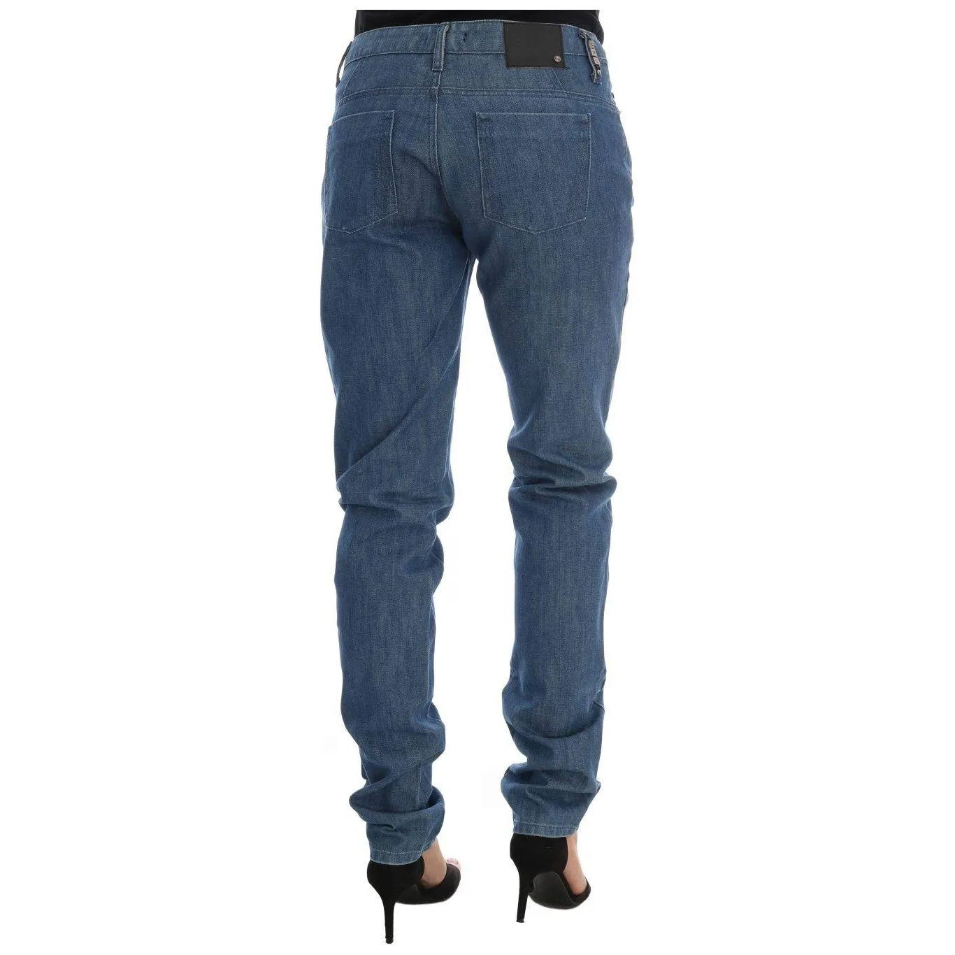 Costume National Elegant Boy Fit Blue Wash Jeans