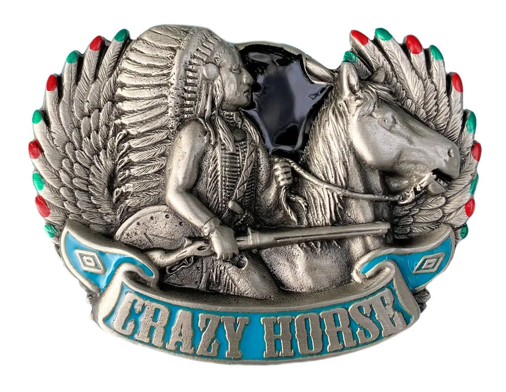 Crazy Horse Belt Buckle