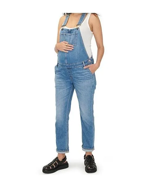 Denim overalls for pregnant women HATCH Collection, color Blue