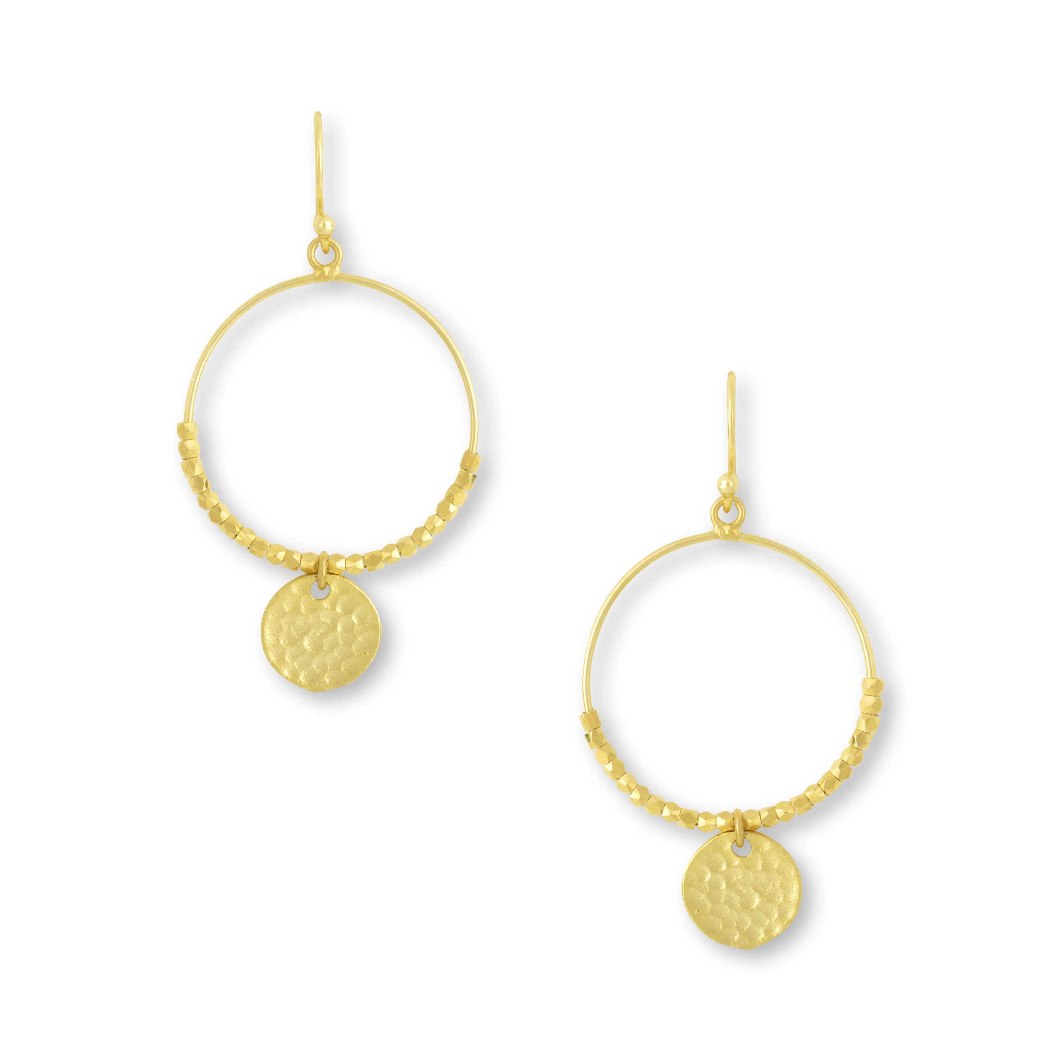 Dominique Mini Gold Hoop Earrings