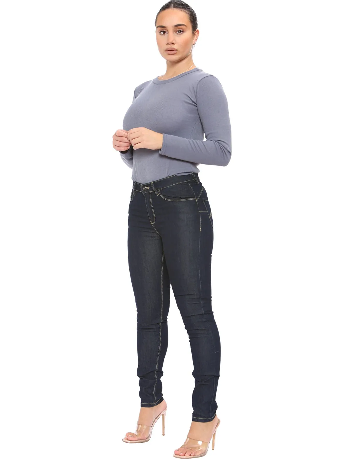 Enzo | Ladies Skinny Stretch Jeans