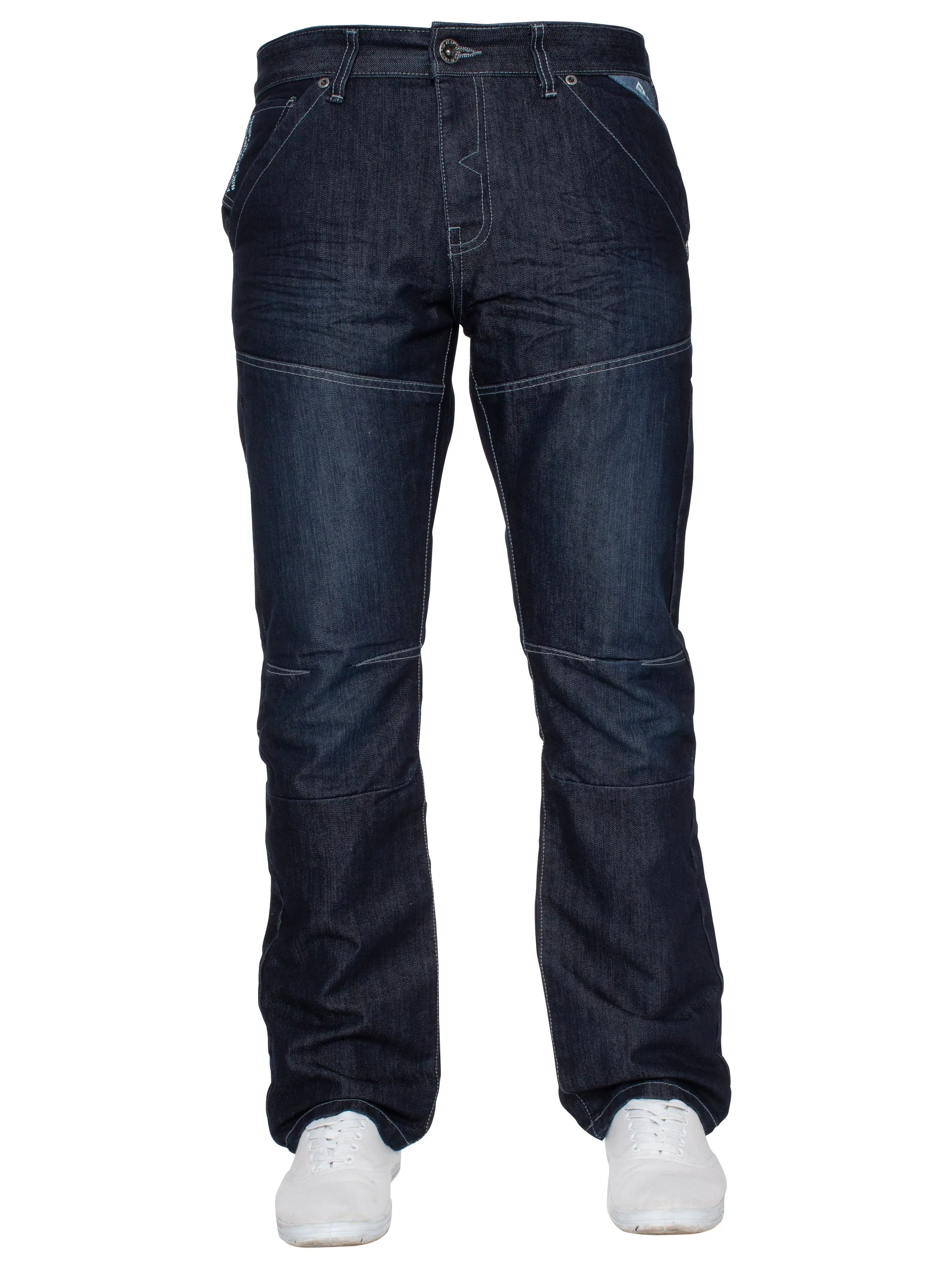 Enzo | Mens Miguel Straight Leg Denim Jeans