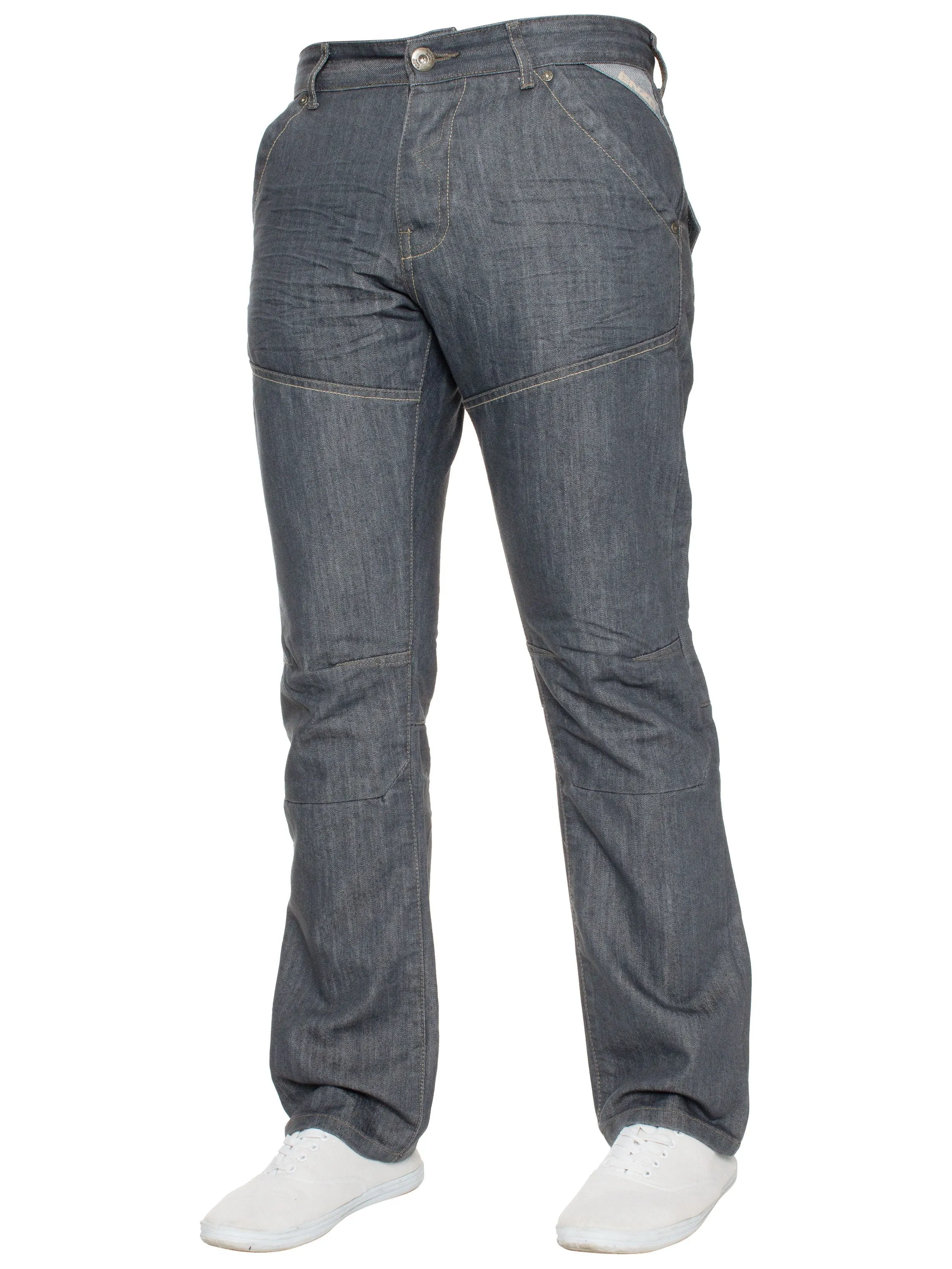 Enzo | Mens Miguel Straight Leg Denim Jeans