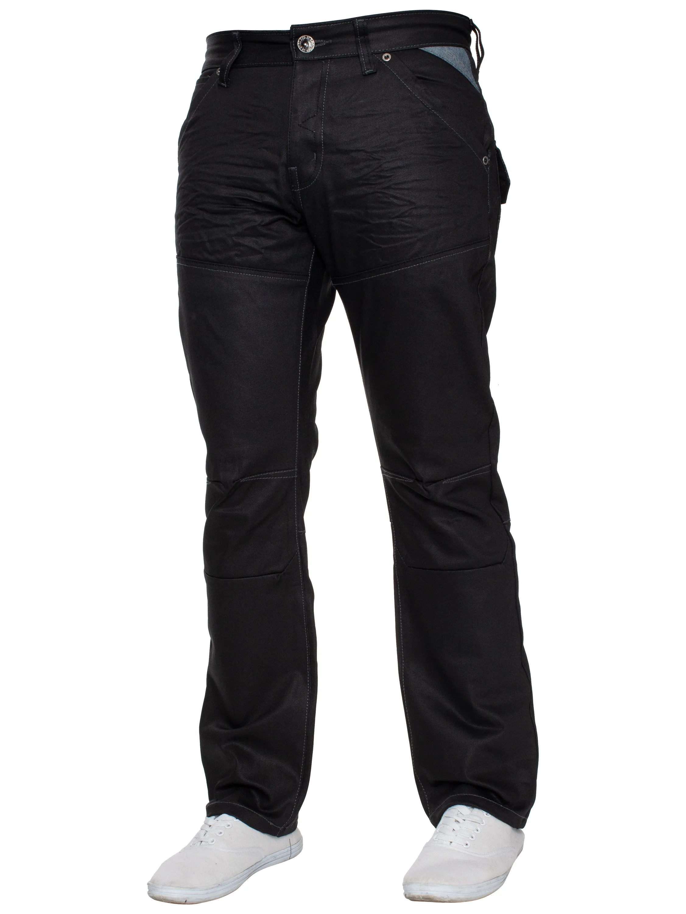 Enzo | Mens Miguel Straight Leg Denim Jeans