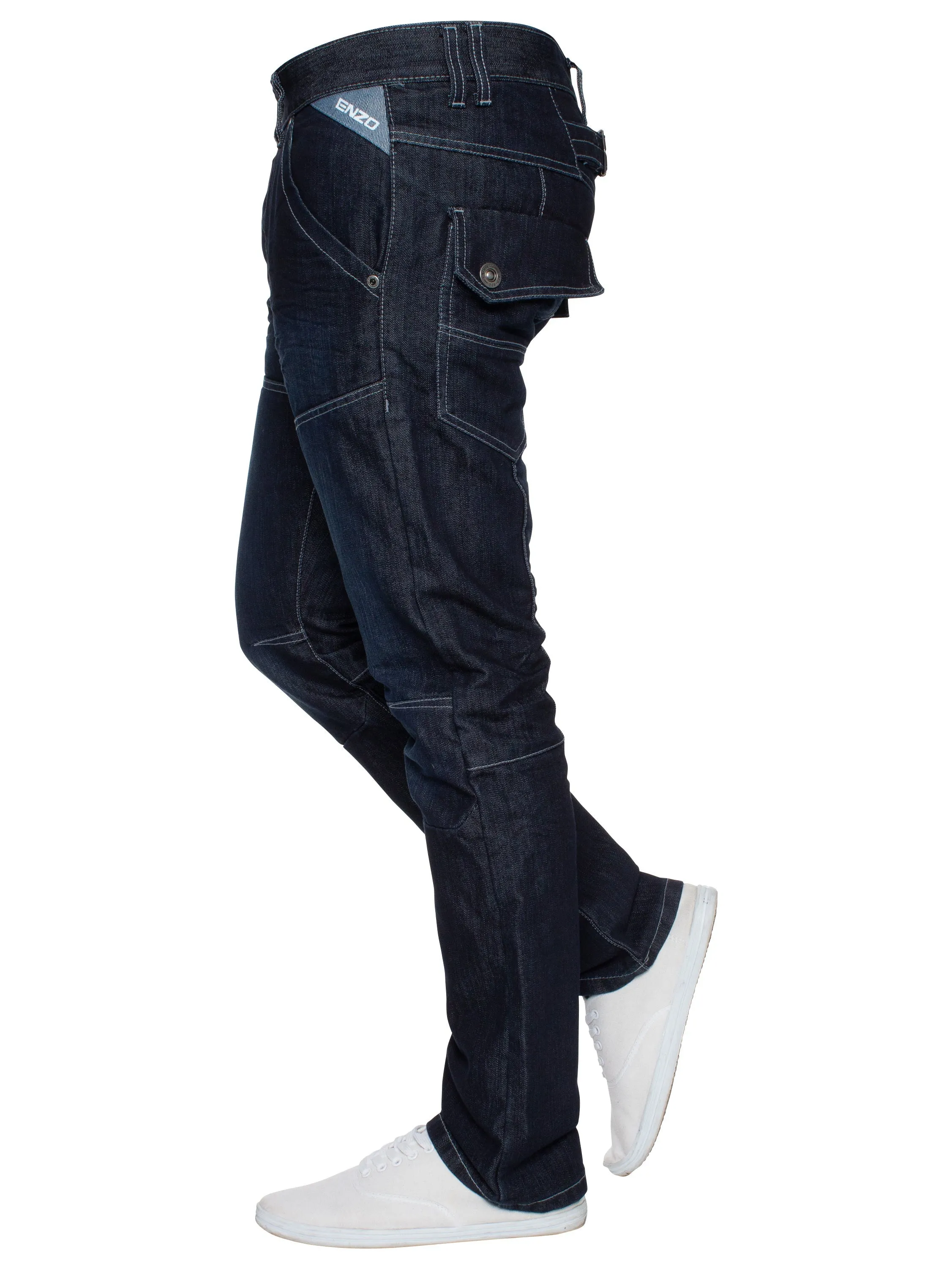 Enzo | Mens Miguel Straight Leg Denim Jeans