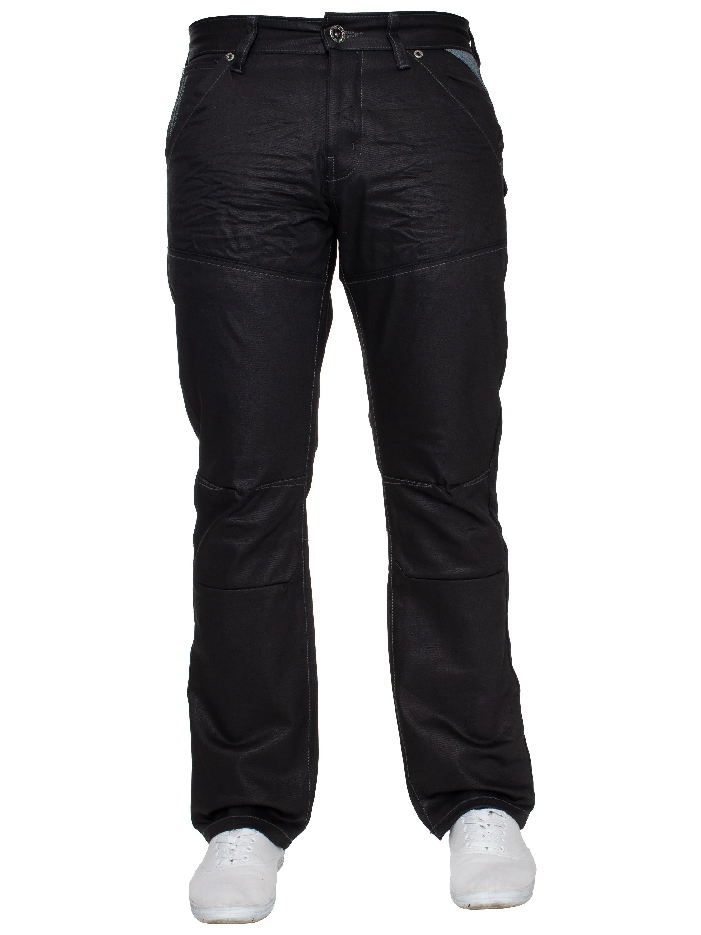 Enzo | Mens Miguel Straight Leg Denim Jeans