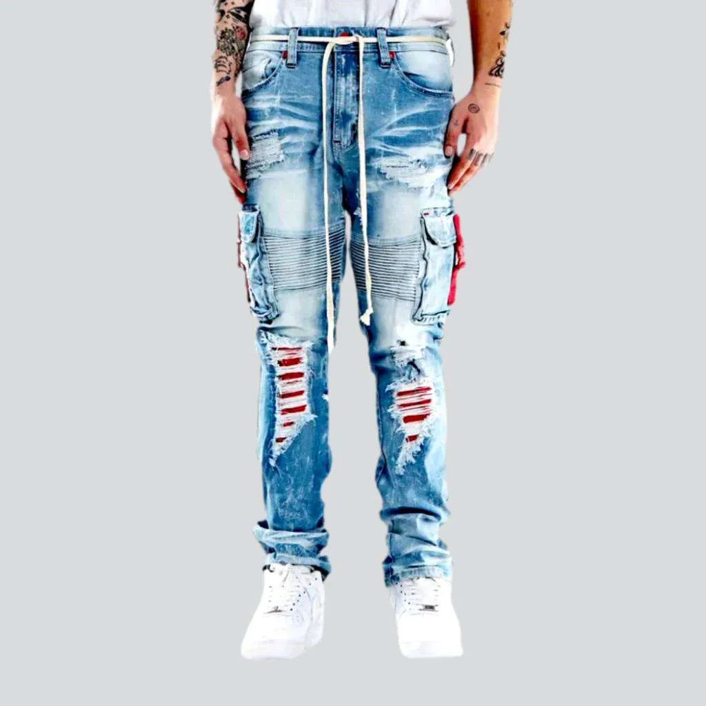 Fashion men vintage jeans