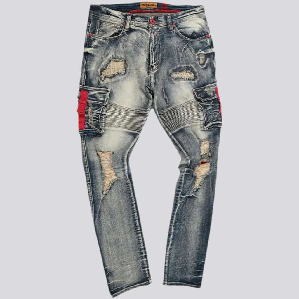 Fashion men vintage jeans