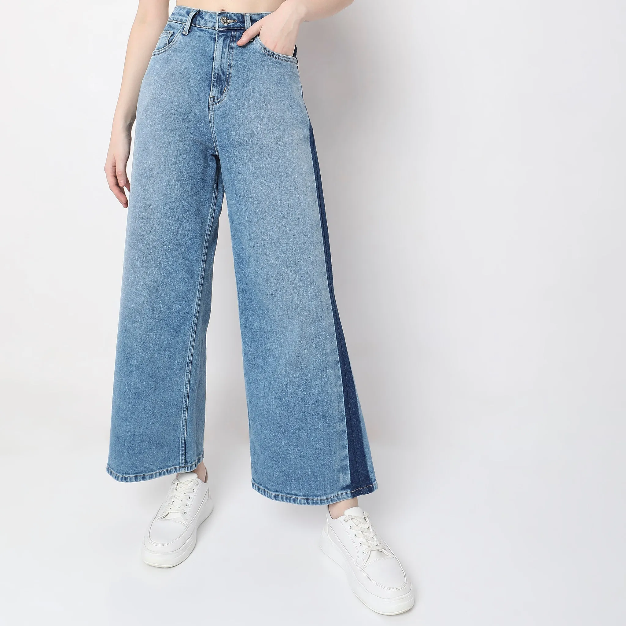 Flare Fit High Rise Jeans