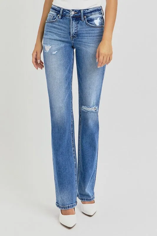 HANNAH HIGH RISE ANKLE STRAIGHT JEANS