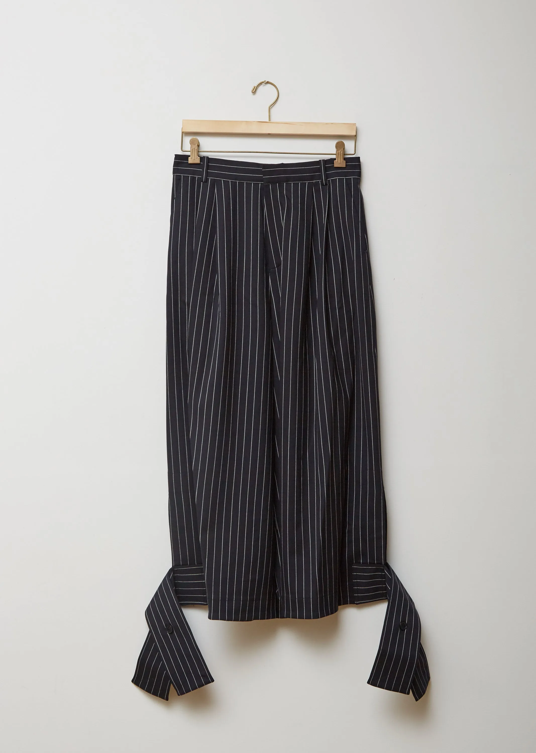 Hem Bow Wool Trousers