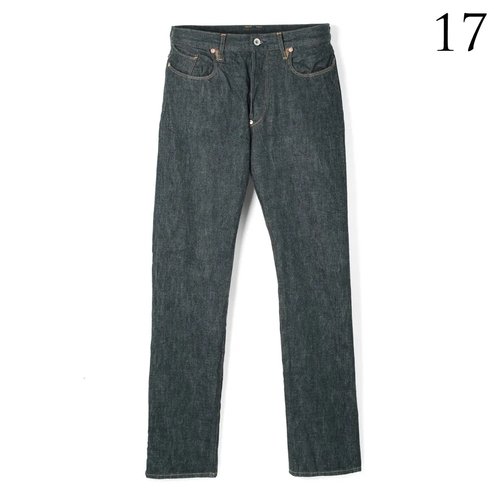 IMPERIAL 13oz Selvedge Green-Cast Denim - High-Rise Tapered OW