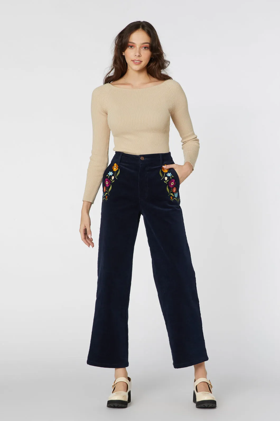 Ingrid Floral Jean