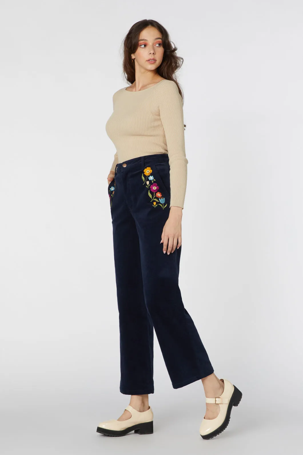 Ingrid Floral Jean