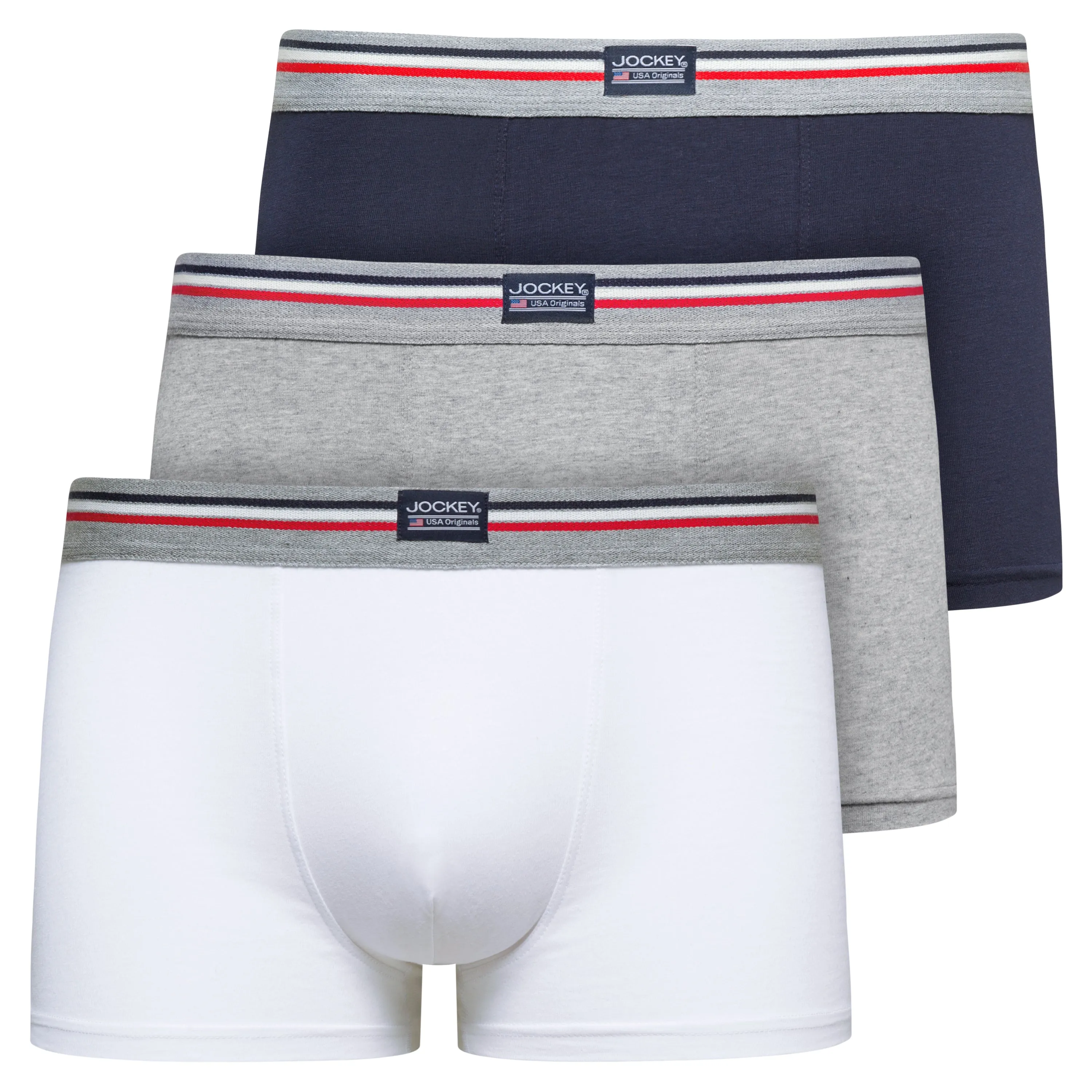 Jockey® Cotton Stretch Short Trunk 3-Pack