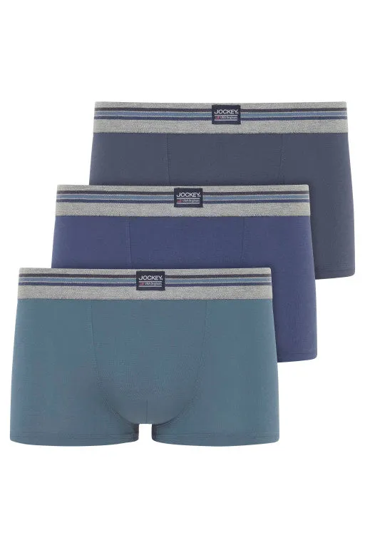 Jockey® Cotton Stretch Short Trunk 3-Pack