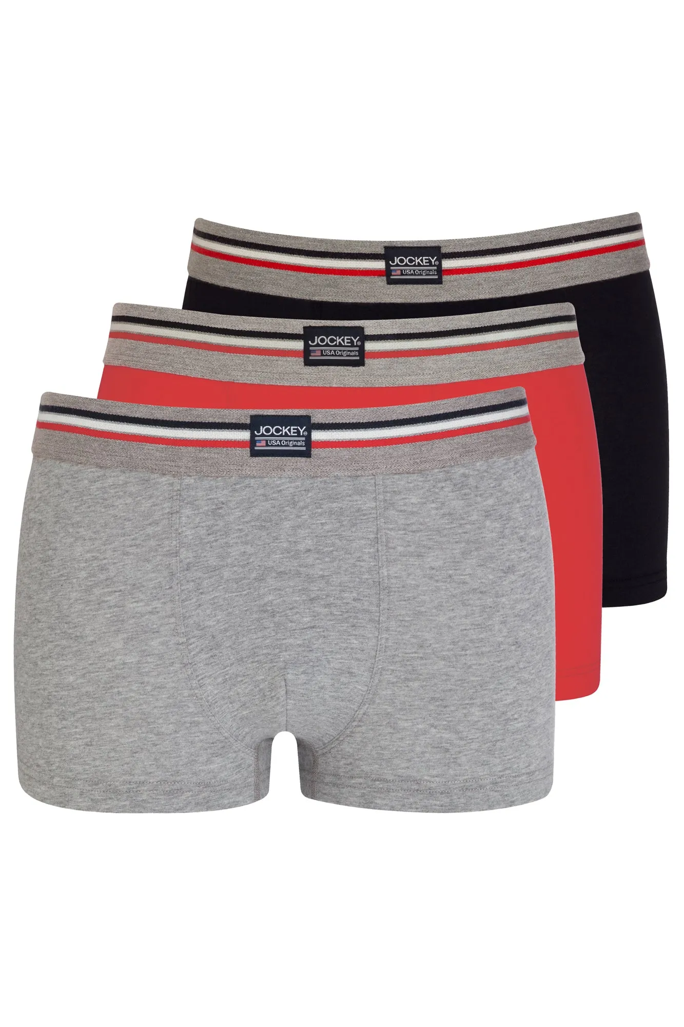 Jockey® Cotton Stretch Short Trunk 3-Pack