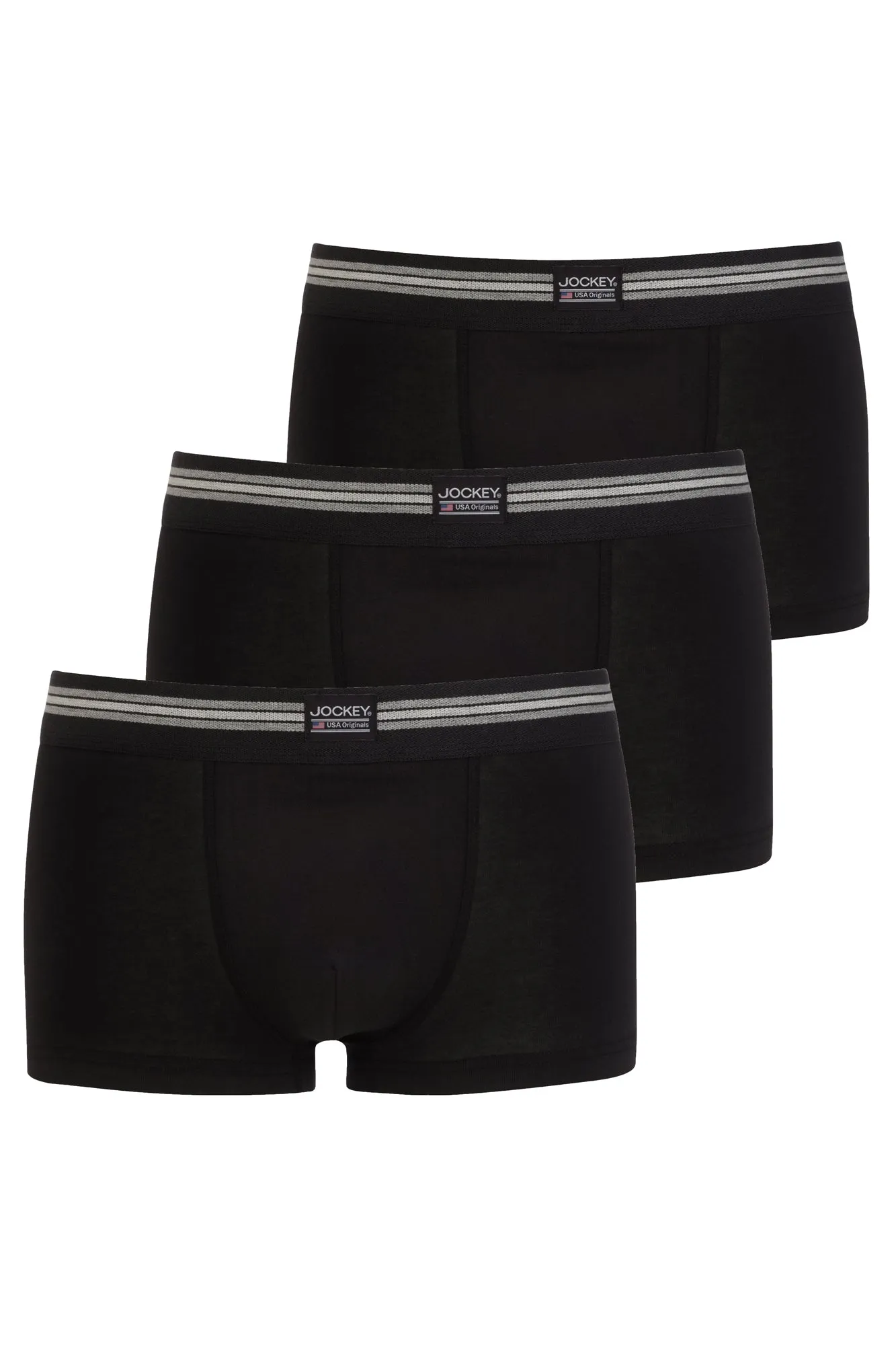 Jockey® Cotton Stretch Short Trunk 3-Pack