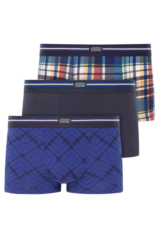 Jockey® Cotton Stretch Short Trunk 3-Pack