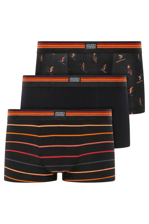 Jockey® Cotton Stretch Short Trunk 3-Pack