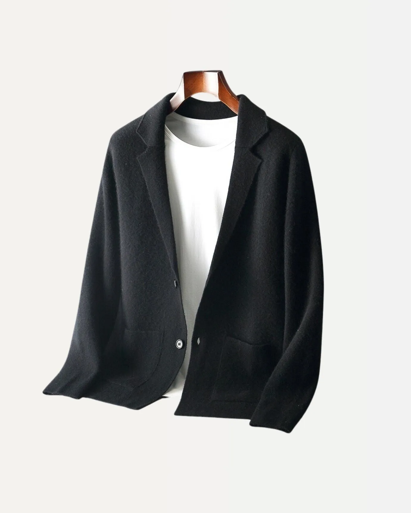 Lovau Cardigan Blazer Wool Cashmere Blend