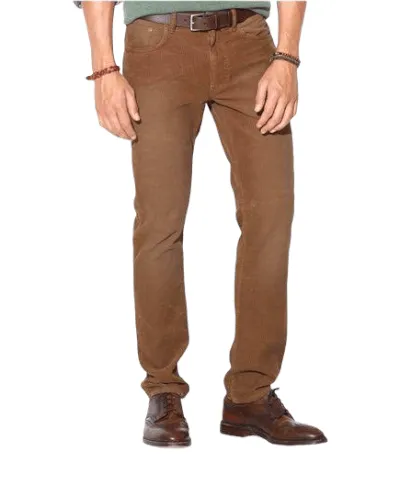 Men Polo Pants (Slim-Fit) - Cafe/Beige