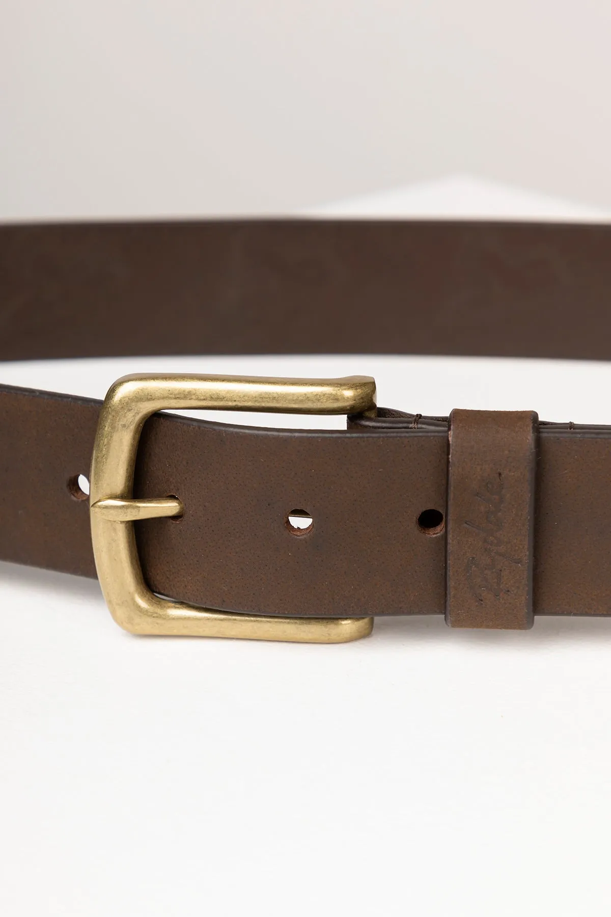 Men's Leather Jeans Belt - Sledmere