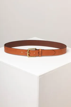 Men's Leather Jeans Belt - Sledmere