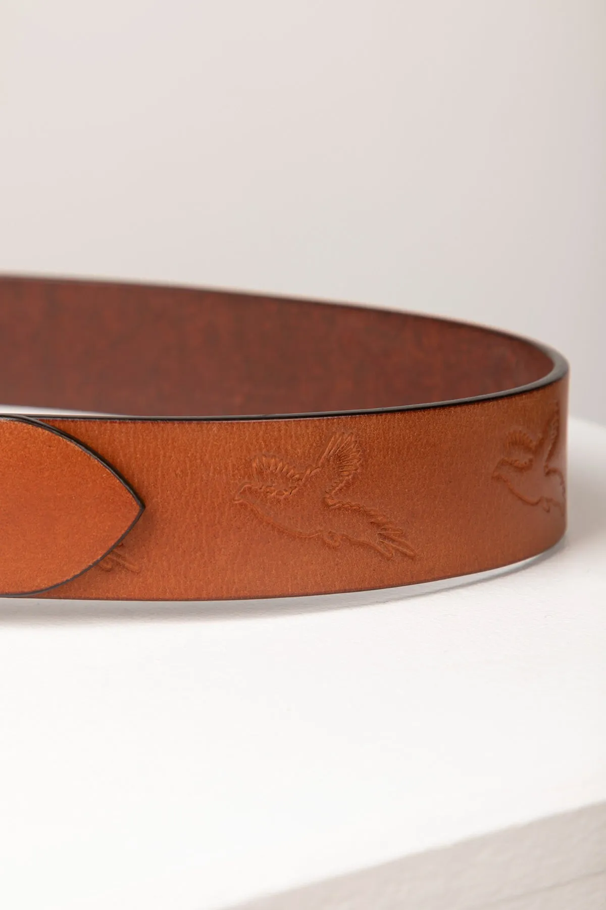 Men's Leather Jeans Belt - Sledmere