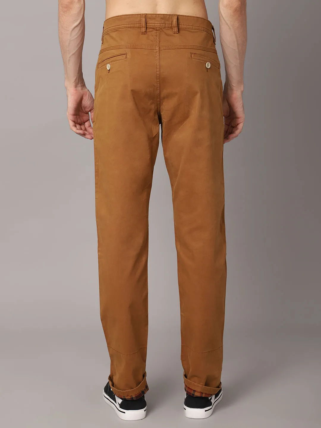 Mens Mustard Trouser