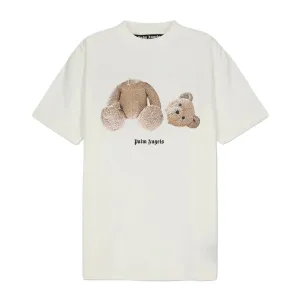 PALM ANGELS KILL THE BEAR TEE - WHITE