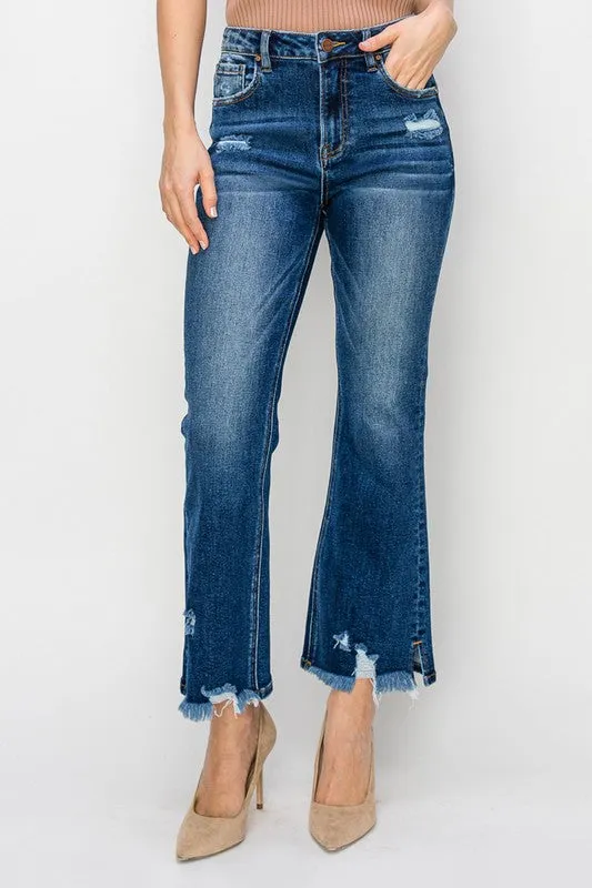 PENNY HIGH RISE CROP FLARE JEANS